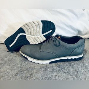 Men's Hush Puppies Expert PT Lace Up Oxford Dark Grey Nubuck Size 10.5 Wide